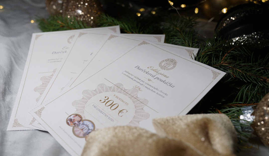 Darujte zážitok: Luxusné pobyty a zážitky v historických hoteloch ako perfektný vianočný darček.